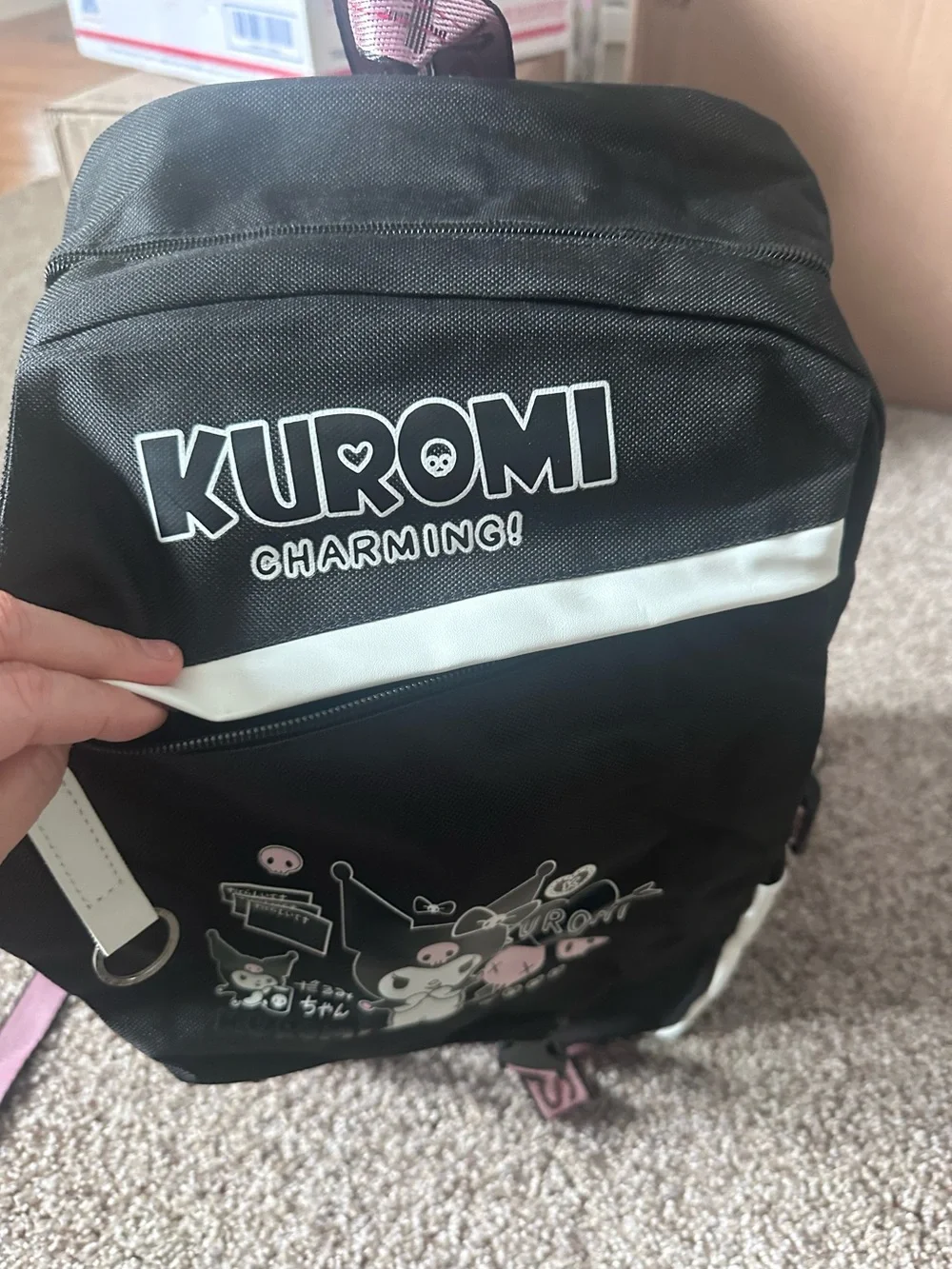 Kuromi backpack plus school supplies All New Never Used